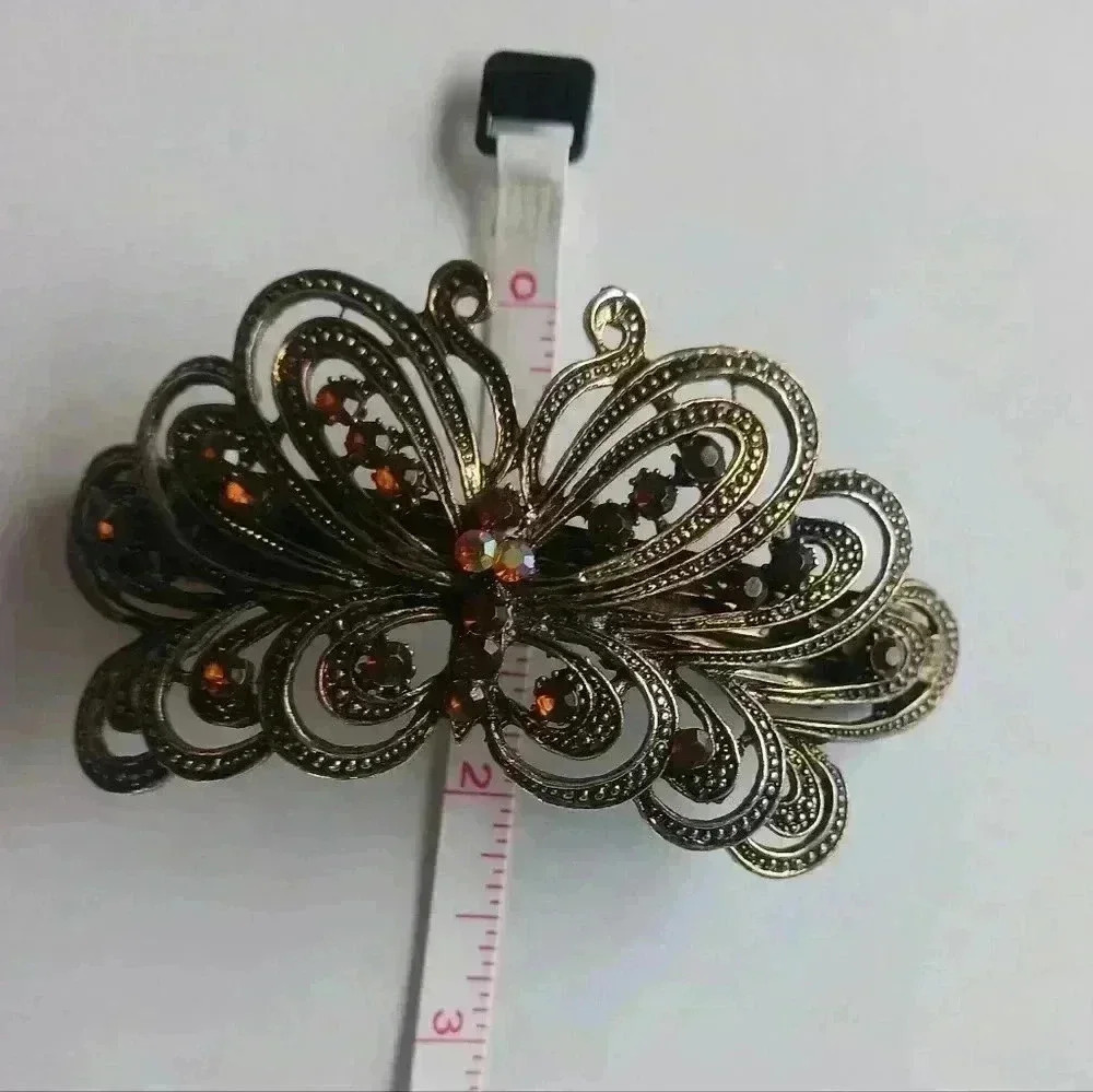 Vintage Butterfly Barette - Picture 9 of 9